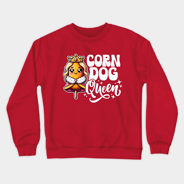 Corn Dog Queen Crewneck Sweatshirt by DetourShirts